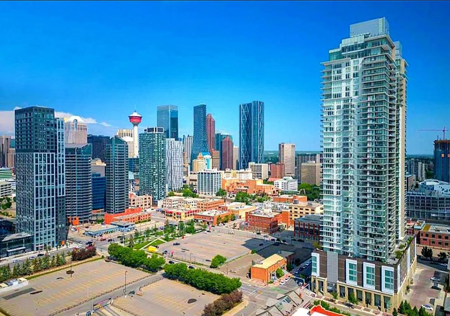 Breath Taking View-4Guest Dt Skyline 35Th Floor Aparthotel YYC